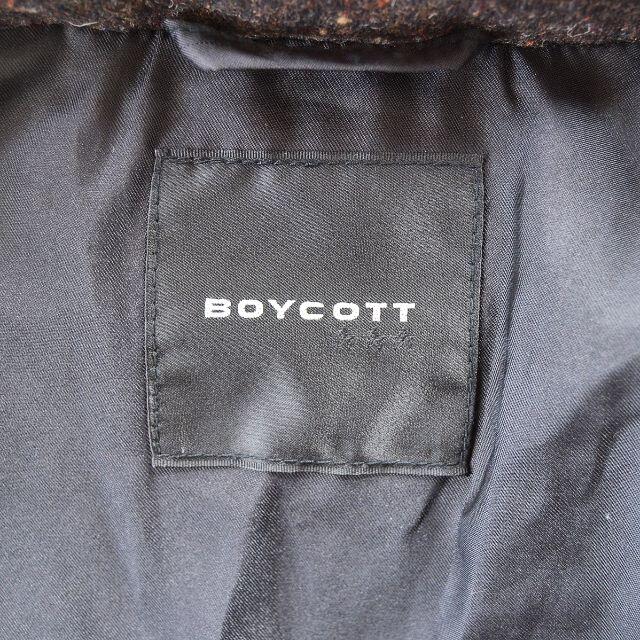 BOYCOTT(ボイコット)の【BOYCOTT】 良品 ボイコット ダークブラウン ダウンジャケット サイズ3 メンズのジャケット/アウター(ダウンジャケット)の商品写真