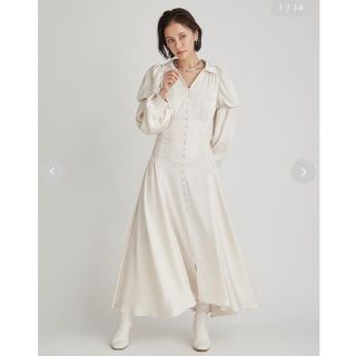 ワンピース ロングワンピース CELFORD(セルフォード) ハンカチヘムサテンワンピース ワンピース ロングワンピース CELFORD(セルフォード) ハンカチヘムサテンワンピース