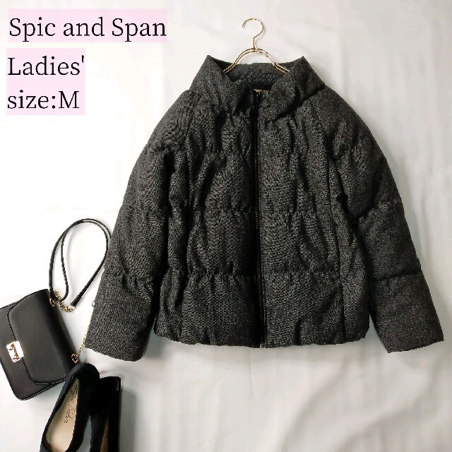 Spic & Span Noble ショート丈ダウンジャケット グレー Mサイズ