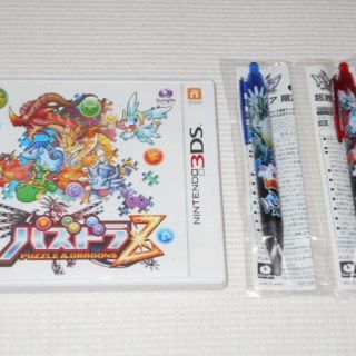 ニンテンドー3DS(ニンテンドー3DS)の3DS★パズドラZ パズドラタッチペン2本付★箱付・説明書付・ソフト付(携帯用ゲームソフト)