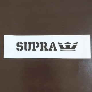 スープラ(SUPRA)の(縦3.4cm横12.4cm) SUPRA ステッカー(スケートボード)