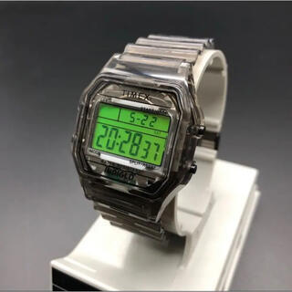 ビームス(BEAMS)の即決 TIMEX × BEAMS 腕時計 スケルトン ブラック(腕時計(デジタル))