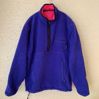 パタゴニア(patagonia)のpatagonia パタゴニア フリース リバーシブル ピンク ブルー(ブルゾン)