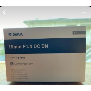 シグマ(SIGMA)の【新品未開封】SIGMA 16F1.4 DC DN　ソニーEマウント(レンズ(単焦点))