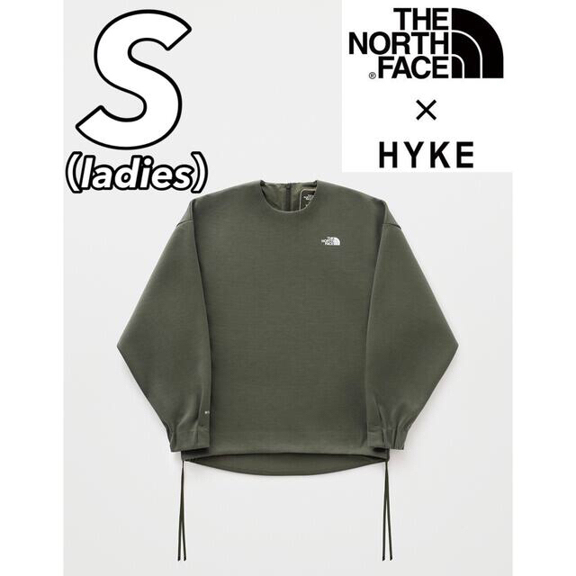 希少【S】新品未使用 未開封 HYKE×THE NORTH FACE スウェット 人気