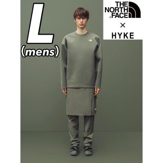 希少【L】新品未使用 未開封 HYKE×THE NORTH FACE スウェット