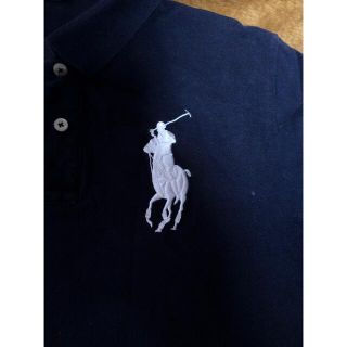 ポロラルフローレン(POLO RALPH LAUREN)のポロラルフローレン ポロシャツ ビッグポニー　ネイビー　3 デカロゴ(ファッション)