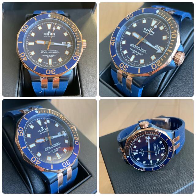 EDOX - エドックスデルフィンダイバー デイト80110-357BURCA EDOX - エドックスデルフィンダイバー デイト80110-357BURCA