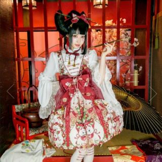 アンジェリックプリティー(Angelic Pretty)の美品 絢爛白狐（たまコラボ）お狐様シリーズ ヘアコーム 和ロリ(その他)