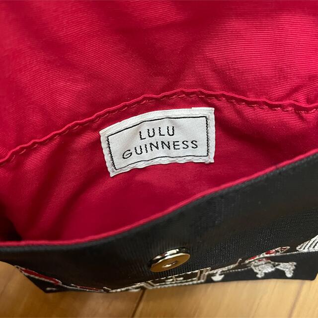 LULU GUINNESS(ルルギネス)のルルギネス ポーチ 小物入れ ポケットティッシュ付き レディースのファッション小物(ポーチ)の商品写真
