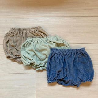 ユニクロ(UNIQLO)のUNIQLO baby ユニクロベビー　エアリズム　ブルマ　3枚セット(パンツ)