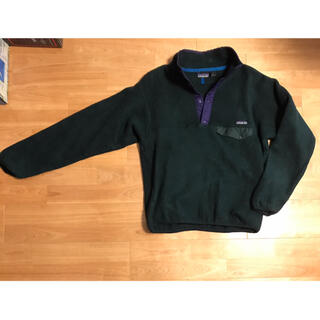 パタゴニア(patagonia)の【使い勝手良し】パタゴニア シンチラ フリース スナップT 緑(その他)