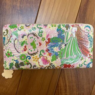 ツモリチサト(TSUMORI CHISATO)のツモリチサト CARRY 長財布 フラワー 女の子 猫(財布)