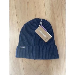 パタゴニア(patagonia)のPatagonia ニット帽　メンズ　帽子　ネイビー　パタゴニア(美品)(ニット帽/ビーニー)