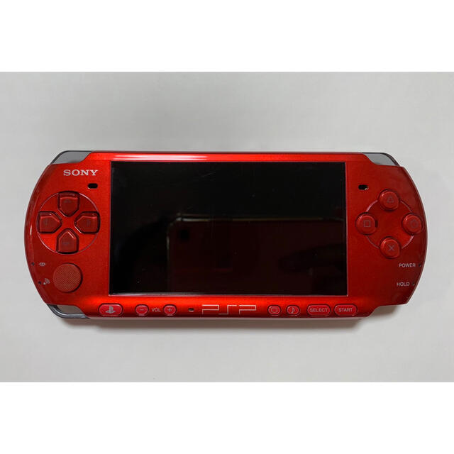 動作良好】すぐに遊べる PSP3000 ラディアント・レッド - 携帯用ゲーム