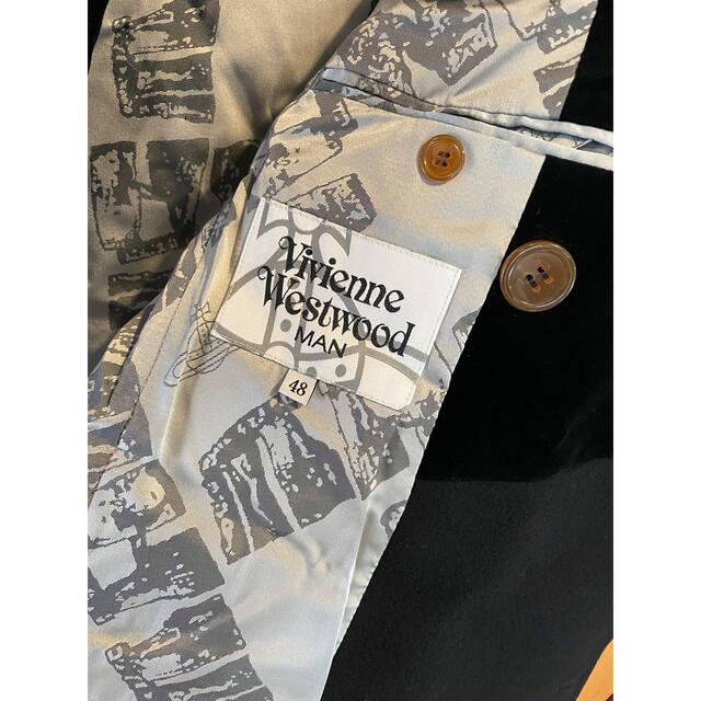 Vivienne Westwood MAN】ダブルチェスターコート ブラック Vivienne Westwood MAN】ダブルチェスターコート ブラック