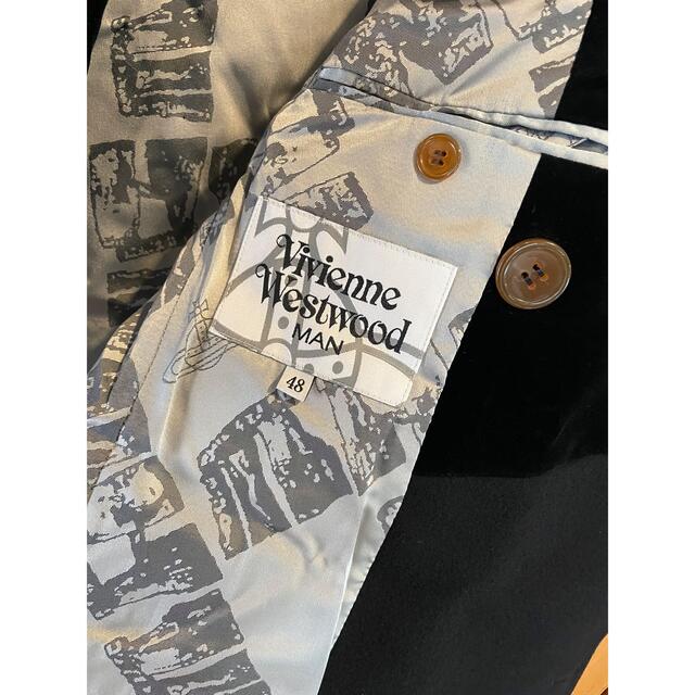 Vivienne Westwood(ヴィヴィアンウエストウッド)の【Vivienne Westwood  MAN】ダブルチェスターコート ブラック メンズのジャケット/アウター(チェスターコート)の商品写真