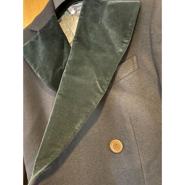 Vivienne Westwood MAN】ダブルチェスターコート ブラック Vivienne Westwood MAN】ダブルチェスターコート ブラック