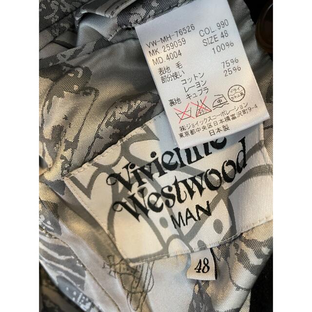 Vivienne Westwood MAN】ダブルチェスターコート ブラック Vivienne Westwood MAN】ダブルチェスターコート ブラック