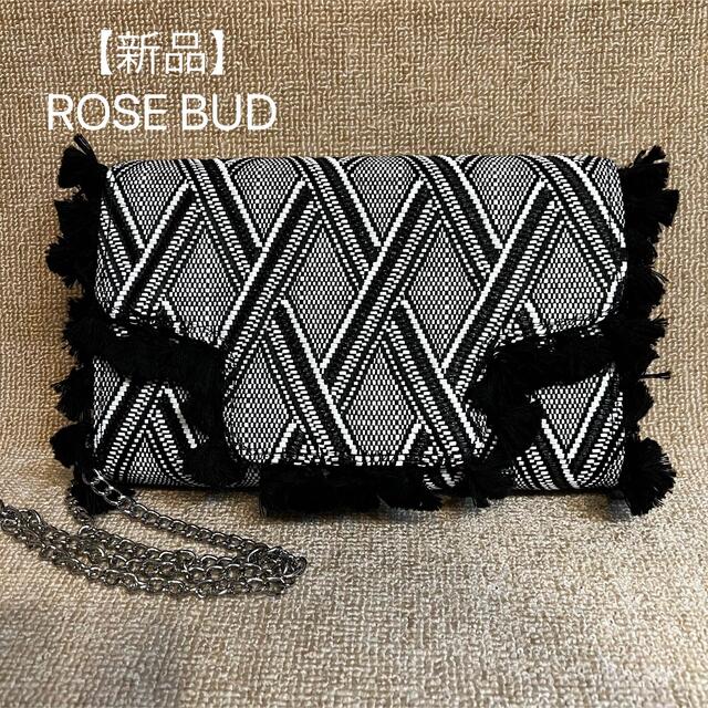 ROSE BUD(ローズバッド)の【新品】ROSE BUD.ショルダーフリンジバッグ レディースのバッグ(ショルダーバッグ)の商品写真