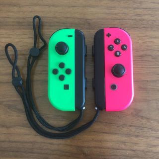 ニンテンドースイッチ(Nintendo Switch)のNintendo JOY-CON ネオングリーン/ネオンピンク(その他)