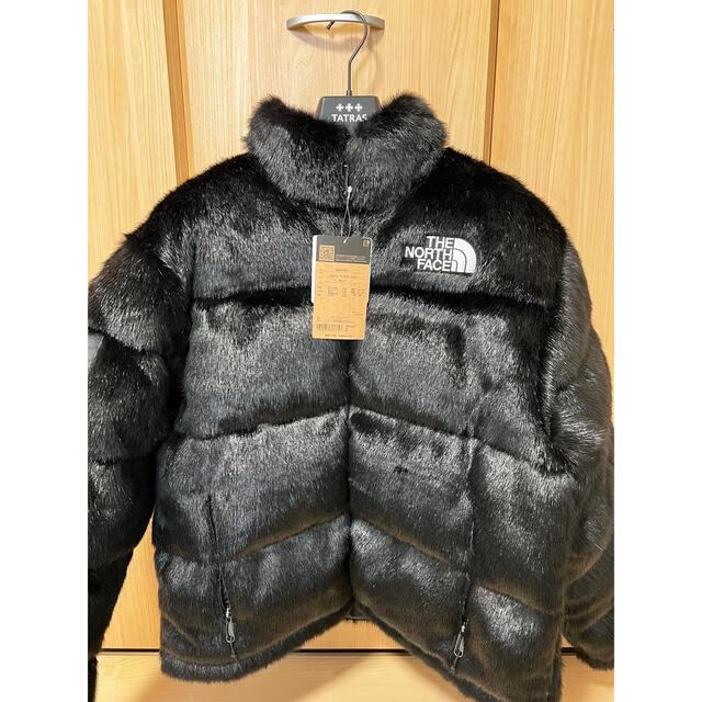 新品 supreme TNF faux fur nuptse jacket 2
