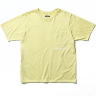 フラグメント(FRAGMENT)のラミダス  ロゴハーフスリーブ　ポケットティー　XL 黄色(Tシャツ/カットソー(半袖/袖なし))