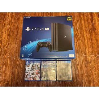 プレイステーション4(PlayStation4)の【最終値下】 PS4 pro(本体) 1TB & おまけソフトセット(家庭用ゲーム機本体)