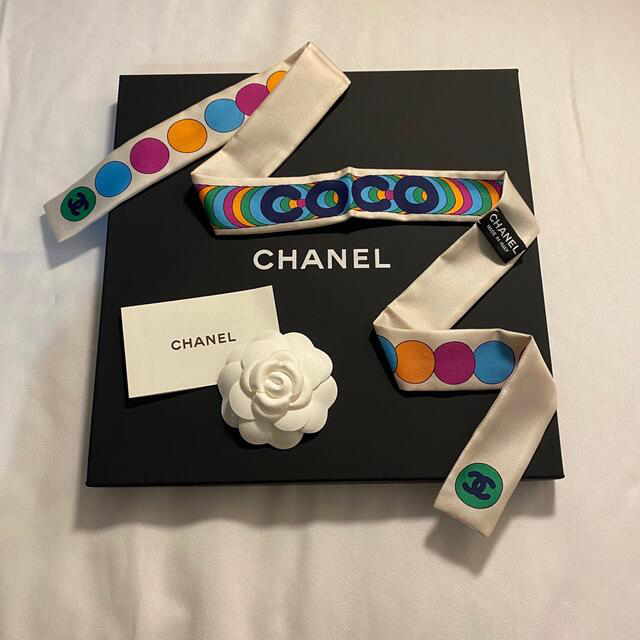 新品◇CHANEL ツィリー スカーフ ヘアバンド 完売色 新品 37%割引