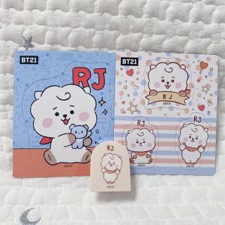 ボウダンショウネンダン(防弾少年団(BTS))のBTS　BT21　RJ　ジン　防弾少年団　スタンドクリップ　マグネットセット(その他)