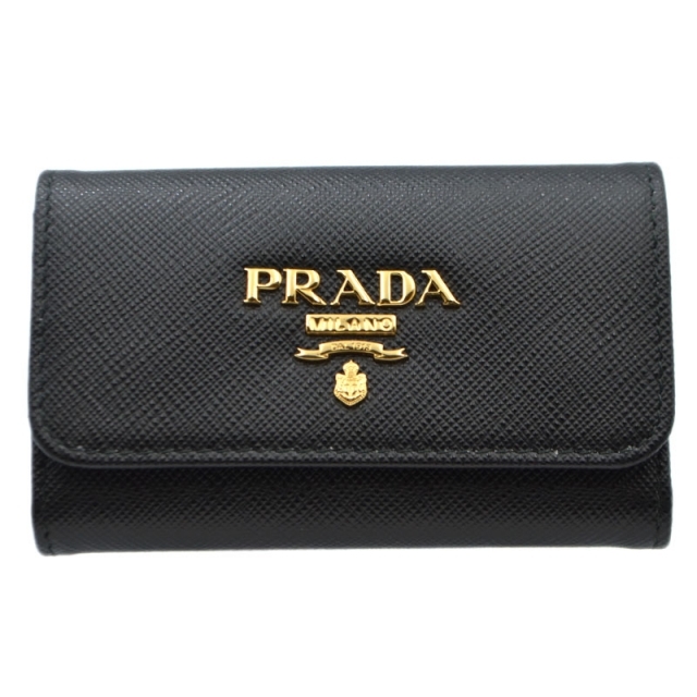 『2年保証』 PRADA - プラダ PRADA 4連キーケース キーケース ユニセックス【中古】 キーケース - ncmatysons.org