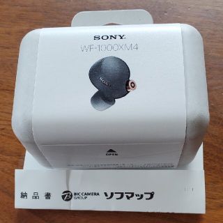 ソニー(SONY)の新品未開封　SONY　ソニー　WF-1000XM4 BM　納品書付　送料無料(ヘッドフォン/イヤフォン)