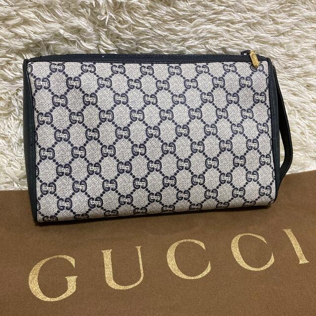 Gucci(グッチ)の希少✨グッチ プラス クラッチバッグ セカンドバッグ GG柄 PVC レザー メンズのバッグ(セカンドバッグ/クラッチバッグ)の商品写真