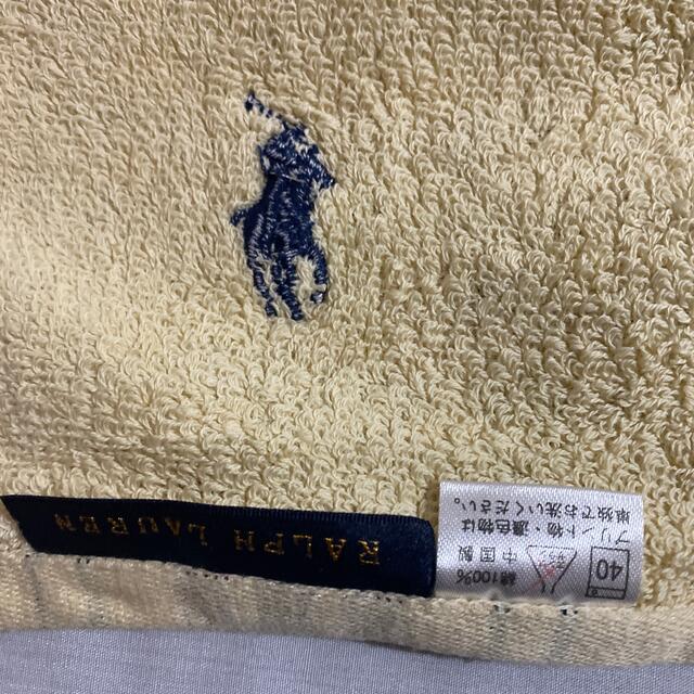 Ralph Lauren(ラルフローレン)のラルフローレン　ガーゼタオルハンカチ　中古品　#1390 メンズのファッション小物(ハンカチ/ポケットチーフ)の商品写真