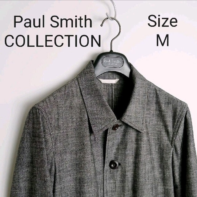 Paul Smith ステンカラーコート M グレーx黒(チェック)