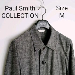 ポールスミスコレクション(Paul Smith COLLECTION)の匿名配送 ポールスミス ステンカラーコート グレー M 春 秋 冬(ステンカラーコート)