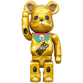 メディコムトイ(MEDICOM TOY)のBE@RBRICK BAPE® 招き猫 金メッキ＆達磨 銀メッキ 1000％(フィギュア)