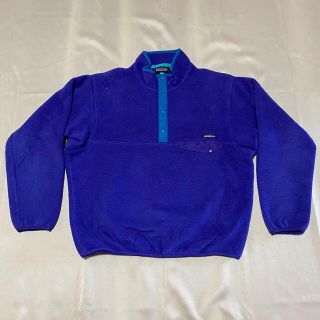 パタゴニア(patagonia)の激レア　パタゴニア　90s シンチラ　ハーフスナップT フリースジャケット古(スウェット)