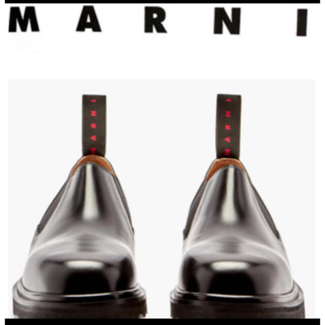 売れ筋新商品 限界価格!MARNI マルニ サイドゴアシューズ