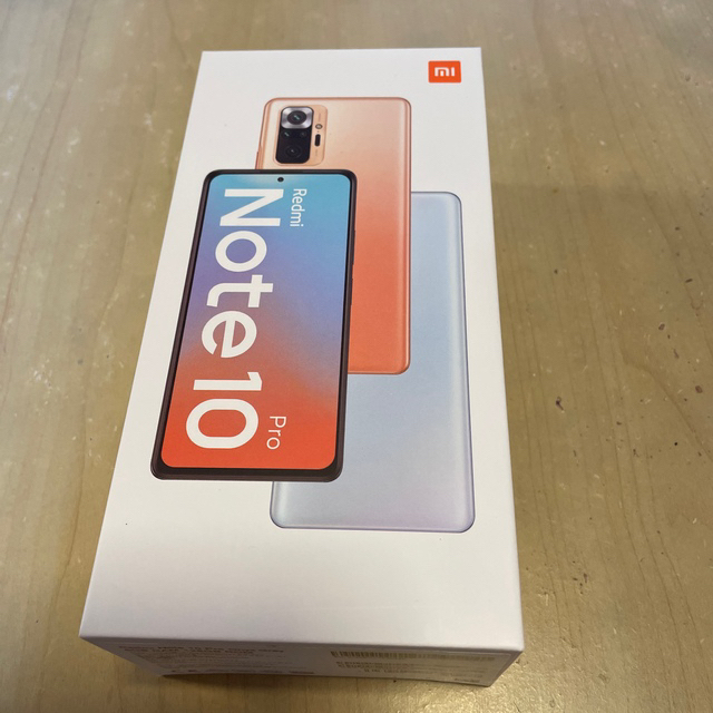 未使用　Redmi Note 10 Pro Onyx Gray Xiaomi