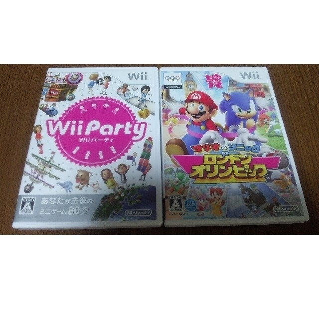 任天堂Wii本体とソフト2本のセット 2