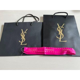 イヴサンローランボーテ(Yves Saint Laurent Beaute)のイブサンローラン（Yves　Saint　Laurent）のショップ袋とリボン(ショップ袋)