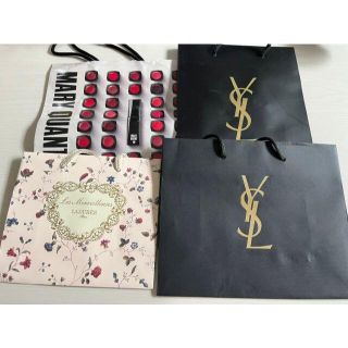 イヴサンローランボーテ(Yves Saint Laurent Beaute)の人気化粧品ブランドのショップ袋４枚セット(ショップ袋)