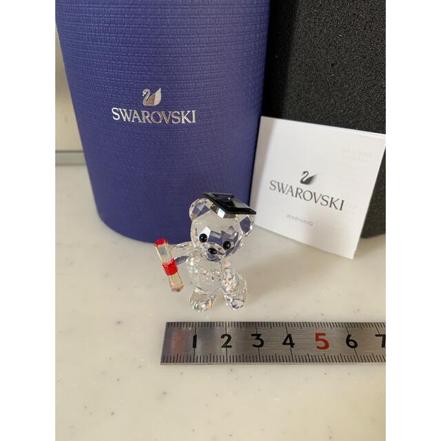 SWAROVSKI(スワロフスキー)のスワロフスキー クリスベア 卒業 エンタメ/ホビーの美術品/アンティーク(ガラス)の商品写真