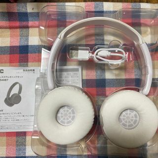 ケンウッド(KENWOOD)のJVC ブルートゥースヘッドホン HA-S48BT-W(ヘッドフォン/イヤフォン)