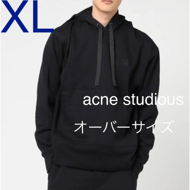 Acne アクネ　パーカー　S   グレー　フェイスパッチ　美品　正規品