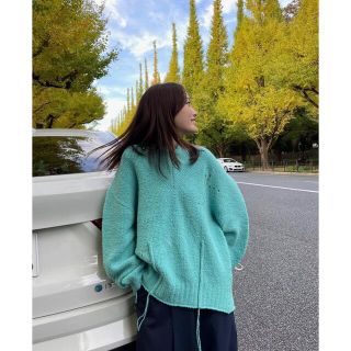 ルシェルブルー(LE CIEL BLEU)のIRENE / whole garment knit(ニット/セーター)