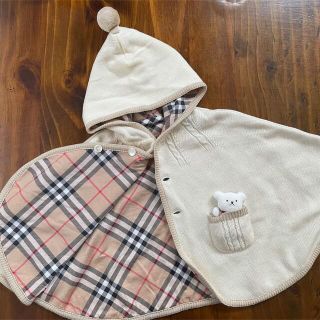 バーバリー(BURBERRY)の未使用 バーバリー❤︎リバーシブル ポンチョ(ジャケット/コート)