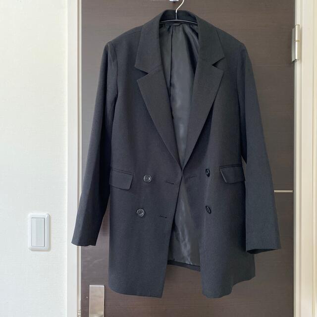 【SARA様専用】GU ジャケット ブラック レディースのジャケット/アウター(テーラードジャケット)の商品写真