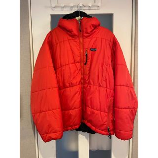 パタゴニア(patagonia)のpatagonia ダスパーカー　ポップオレンジ(ダウンジャケット)